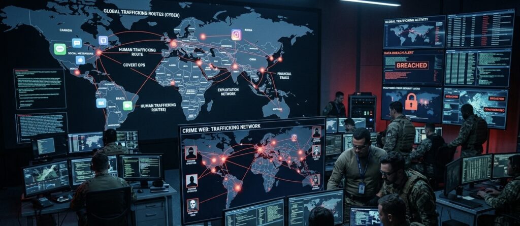 How Have Digital Human Trafficking Networks Reshaped Organized Crime and International Cybersecurity in the Era of Artificial Intelligence, Cryptocurrency, and Transnational Digital Exploitation?